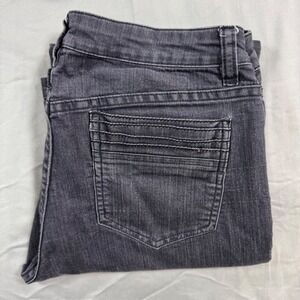 prAna Kayla Jeans Gray Wash Straight Leg Denim Women's Size 6/28